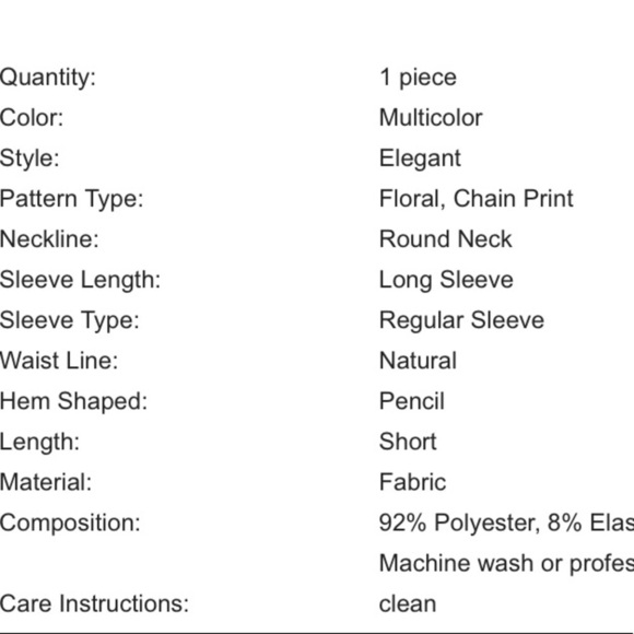 👗 NWT Long Sleeve Dress Body Fitting Super Stylish Asymmetric color blotches 👗 - Picture 5 of 5